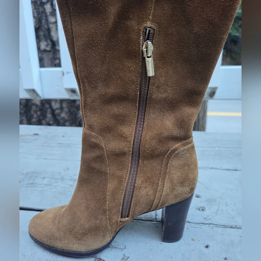Saks Fifth Avenue‎ Tan Over the Knee Boots